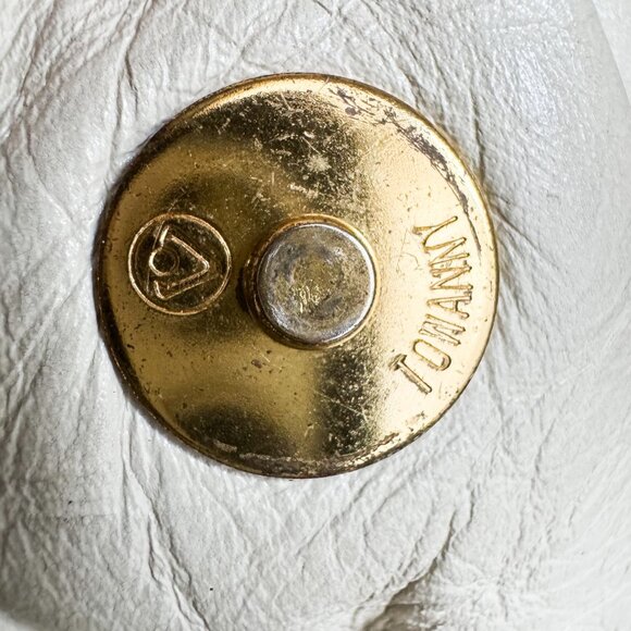 Vintage Clemente Snakeskin Leather Cinched Detail Crossbody - Picture 10 of 13